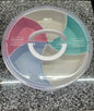 Round Multicolor Snackle Box